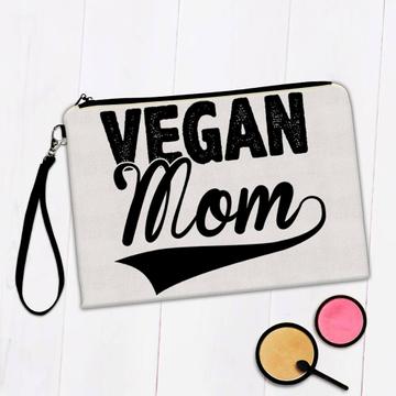 Vegan Mom : Gift Makeup Bag Mum Mothers Day Plant Lover Eco Friend Vegetarian Veganuary