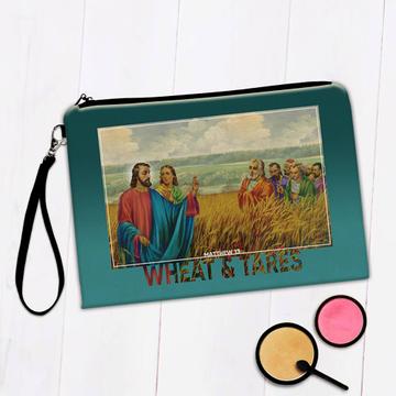 Wheat And Tares : Gift Makeup Bag Jesus Christ Christian Faith Catholic Matthew 13 Religion