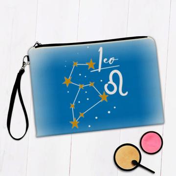Leo Constellation : Gift Makeup Bag Zodiac Sign Astrology Horoscope Happy Birthday Stars