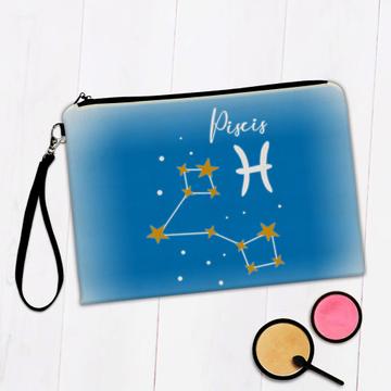 Pisces Constellation : Gift Makeup Bag Zodiac Sign Horoscope Astrology Birthday Stars