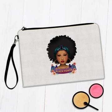 Black Power : Gift Makeup Bag African American Pride Girl Magic Hair Queen USA Best Friend