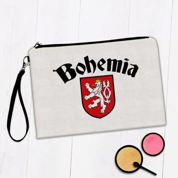 Bohemia Czech Republic : Gift Makeup Bag Lion Coat Of Arms Crystals Eastern Europe Prague