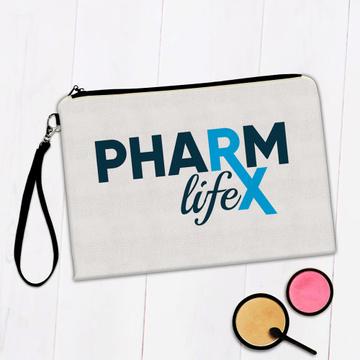 For Pharmacist : Gift Makeup Bag Art Print Pharmacy Life X Medical School Tech Graduation Love