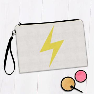 Lightning Bolt  : Gift Makeup Bag Electrician Electric