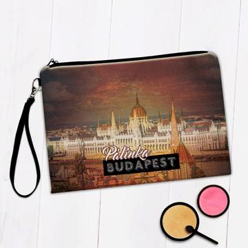 Palinka Budapest Hungary : Gift Makeup Bag Hungarian