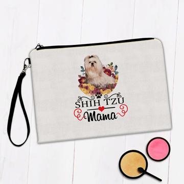 Shih Tzu Mama Roses : Gift Makeup Bag Dog Flowers Funny Cute Pet