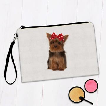 Yorkshire : Gift Makeup Bag Dog Pet Funny Cute Puppy Canine Pets Dogs