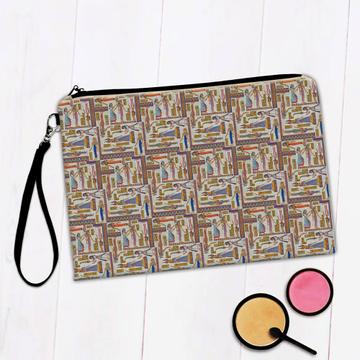 Egypt Egyptian God Gods : Gift Makeup Bag Pattern African Country History Ancient Cleopatra Ramses