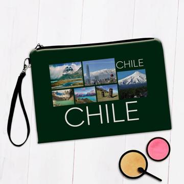 Chile Scenery Pattern : Gift Makeup Bag