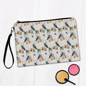 Colibri Sunflower : Gift Makeup Bag Hummingbird