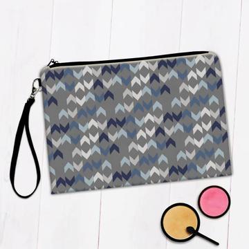 Arrow Pattern Grey  : Gift Makeup Bag Abstract