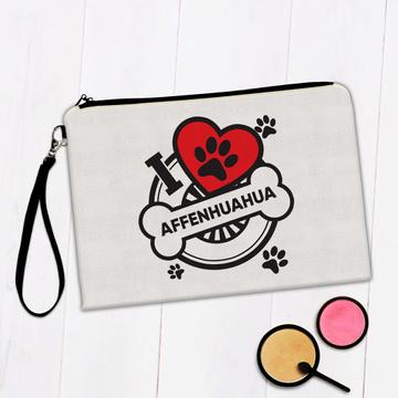 Affenhuahua: Gift Makeup Bag Dog Breed Pet I Love My Cute Puppy Dogs Pets Decorative