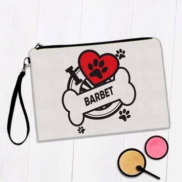 Barbet: Gift Makeup Bag Dog Breed Pet I Love My Cute Puppy Dogs Pets Decorative