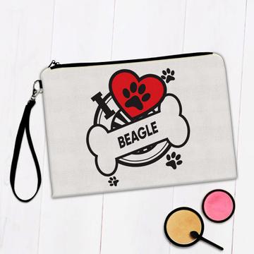 Beagle: Gift Makeup Bag Dog Breed Pet I Love My Cute Puppy Dogs Pets Decorative