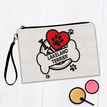 Lakeland Terrier: Gift Makeup Bag Dog Breed Pet I Love My Cute Puppy Dogs Pets Decorative