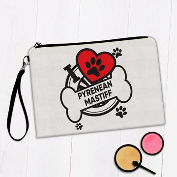Pyrenean Mastiff: Gift Makeup Bag Dog Breed Pet I Love My Cute Puppy Dogs Pets Decorative