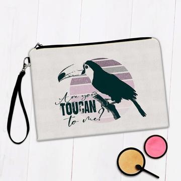Toucan Nature Eco Ecology : Gift Makeup Bag Wild Animals Wildlife Fauna Safari Species Ecological