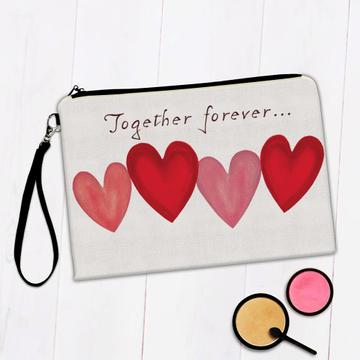 Heart : Gift Makeup Bag Valentines Day Love Romantic Girlfriend Wife Boyfriend Husband