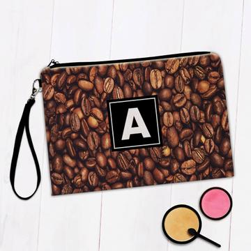 Coffee Beans Photograph Print : Gift Makeup Bag Delicious Grains Food Drink Kitchen Placemat