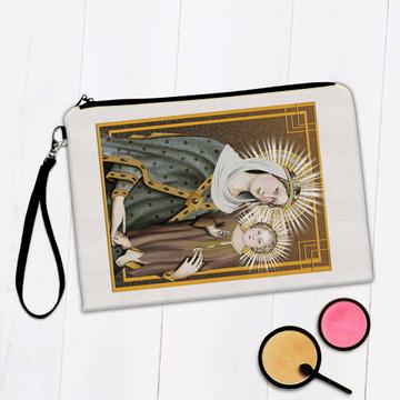 Our Lady of Bethlehem : Gift Makeup Bag Catholic Saints Religious Saint Holy God