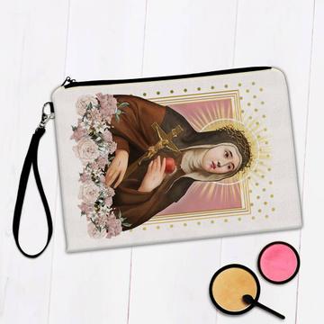 Saint Angela of Foligno : Gift Makeup Bag Catholic Saints Religious Saint Holy God