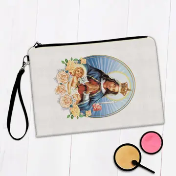 Our Lady of Altagracia Virgen de Altagracia : Gift Makeup Bag Catholic Saints Religious Saint Holy God
