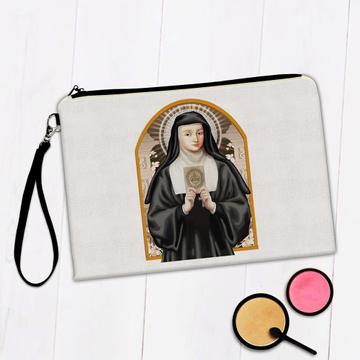 Saint Margaret Mary Alacoque : Gift Makeup Bag Sacred Heart Jesus Catholic Nun Church Religious