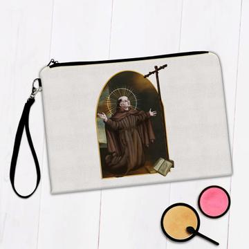 Saint Peter Of Alcantara : Gift Makeup Bag Spanish Franciscan Friar Catholic Monk Church Faith