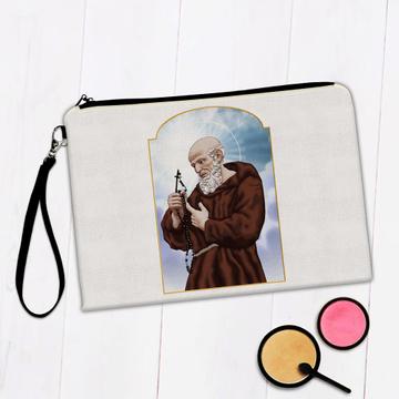 Saint Seraphin Of Montegranaro : Gift Makeup Bag Italian Capuchin Friar Catholic Church Monk