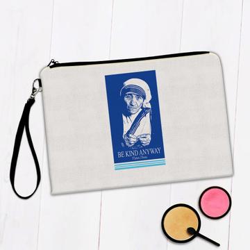 Saint Mother Teresa : Gift Makeup Bag Catholic Religious Santa Madre Christian