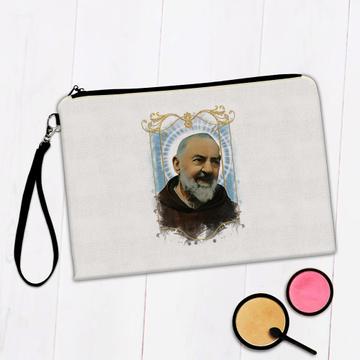 Saint Pio Of Pietrelcina : Gift Makeup Bag Catholic Religious Padre Christian Church
