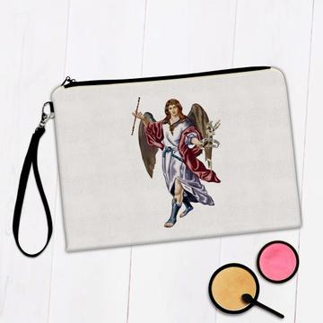 Archangel Uriel : Gift Makeup Bag Christian Faith Orthodox Catholic Church Religious Angel