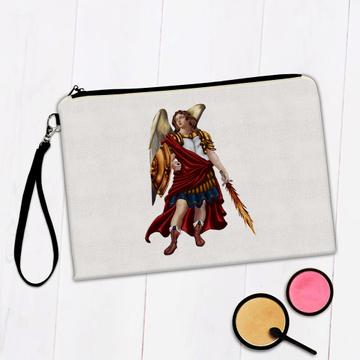 Saint Selaphiel Archangel : Gift Makeup Bag Sealtiel Byzantine Catholic Christian Church Faith