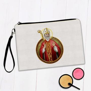 Saint Anselm Of Canterbury : Gift Makeup Bag Aosta Catholic Church Christian Religious Faith