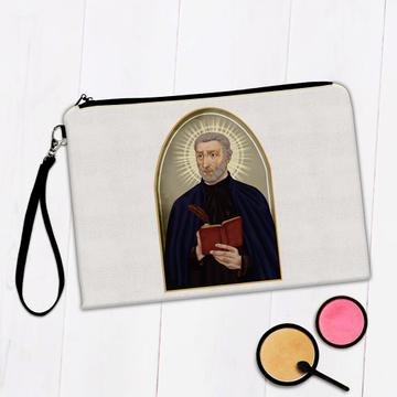 Saint Peter Canisius : Gift Makeup Bag Dutch Jesuit Catholic Priest Church Faith Christian