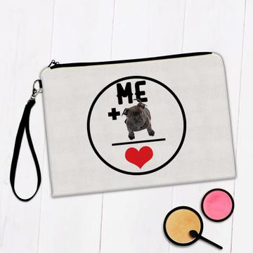 Love Bulldog : Gift Makeup Bag For Dog Lover Owner Pet Animal Puppy Birthday Mom Dad Cute
