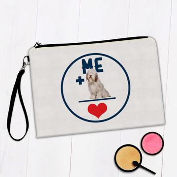 Love Bearded Collie : Gift Makeup Bag For Dog Lover Owner Pet Animal Puppy Birthday Mom Dad Cute
