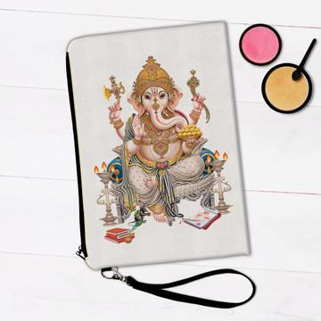 Ganesh For Housewarming : Gift Makeup Bag Hindu God Indian Religion Vintage Poster Home Decor