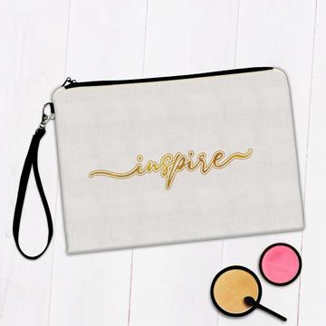 Inspire Quote  : Gift Makeup Bag