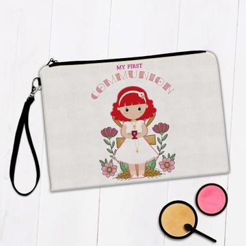 Communion Girl : Gift Makeup Bag Catholic Ginger
