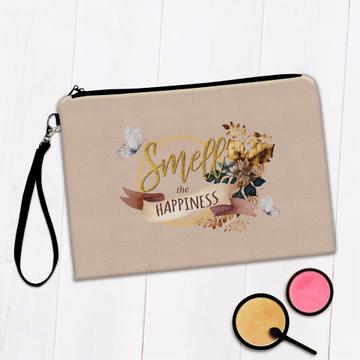 Butterfly Smell The Happiness : Gift Makeup Bag