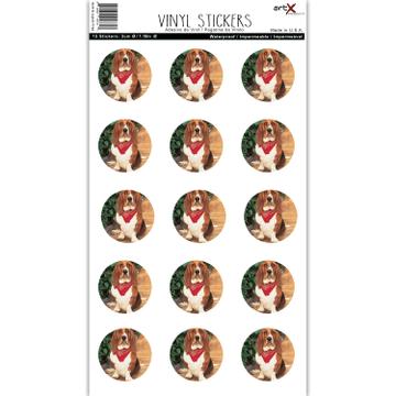 Basset Hound : Gift Sticker Pet Animal Puppy Cute Funny Dog