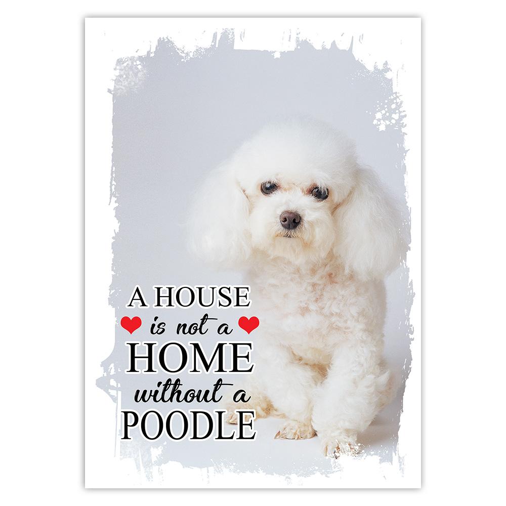 Gift Sticker : Poodle Sad Face Home House Dog Puppy Pet Animal Cute | eBay
