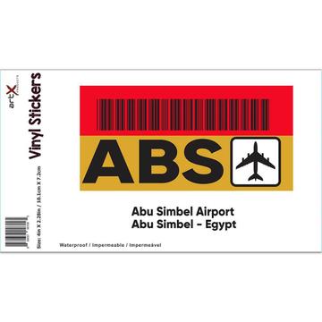 Egypt Abu Simbel Airport ABS : Gift Sticker Travel Airline Crew Code Pilot AIRPORT