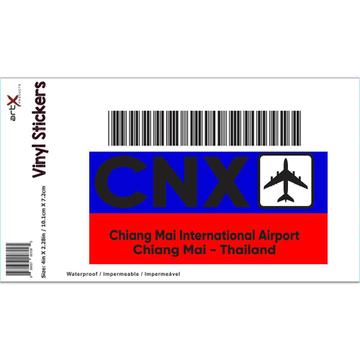 Thailand Chiang Mai Airport Chiang CNX : Gift Sticker Travel Airline Pilot AIRPORT