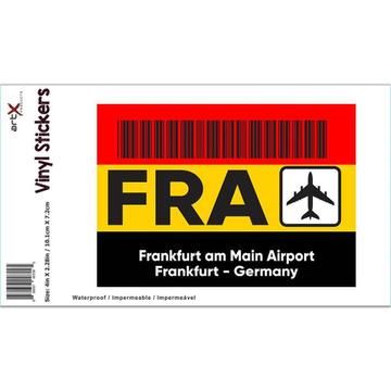 Germany Frankfurt am Main Airport FRA : Gift Sticker Travel Airline Pilot AIRPORT