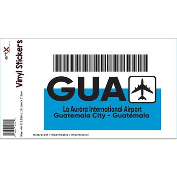 Guatemala La Aurora Airport GUA : Gift Sticker Travel Airline Pilot AIRPORT
