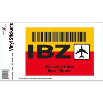 Spain Aeroport d’Eivissa Ibiza IBZ : Gift Sticker Travel Airline Pilot AIRPORT