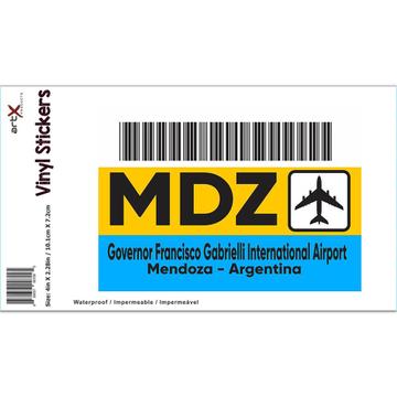 Argentina Airport Mendoza MDZ : Gift Sticker Travel Airline Pilot