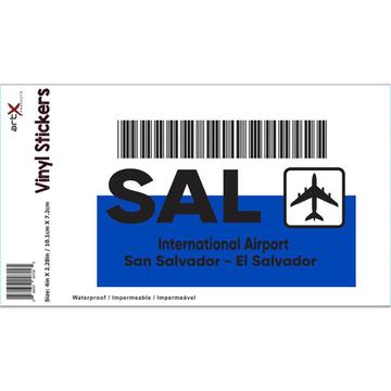 El Salvador Airport San Salvador SAL : Gift Sticker Travel Airline Pilot AIRPORT